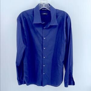 Paul Smith London The Byard micro polka dot long sleeve button up dress shirt